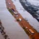 Image for article titled The destruction wrought by Hurricane Katrina, seen from the air